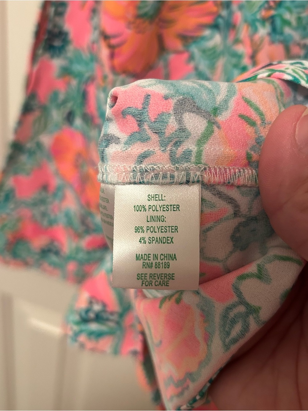 Lilly Pulitzer Woman's Pearl Romper Dress Soleil Pink Perfect Poppy Size 10 - Picture 6 of 9